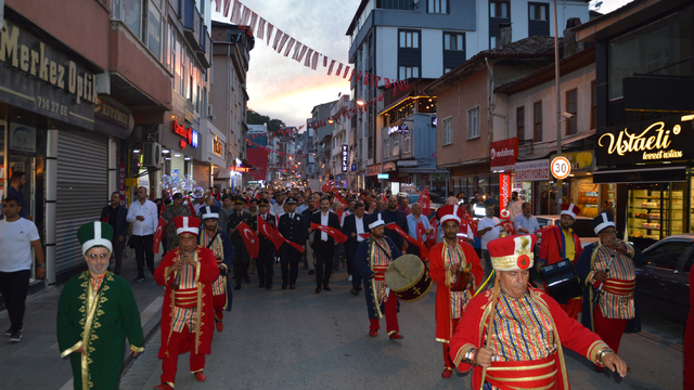 Havza'da 15 Temmuz Milli Birlik Yürüyüşü düzenlendi