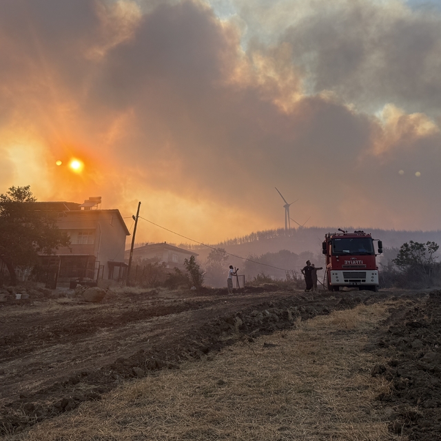 GÜNCELLEME 4 - Tekirdağ'da anız yangını ormana sıçradı