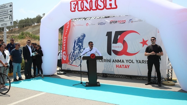 Hatay'da pedallar '15 Temmuz' şehitleri için döndü