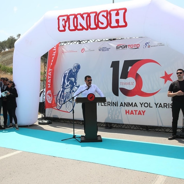 Hatay'da pedallar '15 Temmuz' şehitleri için döndü
