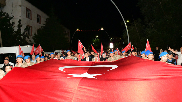 Çatak'ta 15 Temmuz Demokrasi ve Milli Birlik Günü etkinliği düzenlendi
