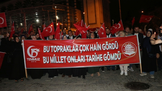 Of'ta 15 Temmuz Demokrasi ve Milli Birlik Günü etkinliği düzenlendi