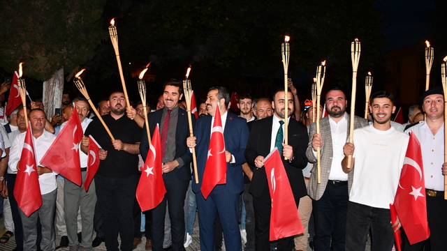 Vezirköprü'de 15 Temmuz Milli Birlik ve Demokrasi Günü etkinliği düzenlendi