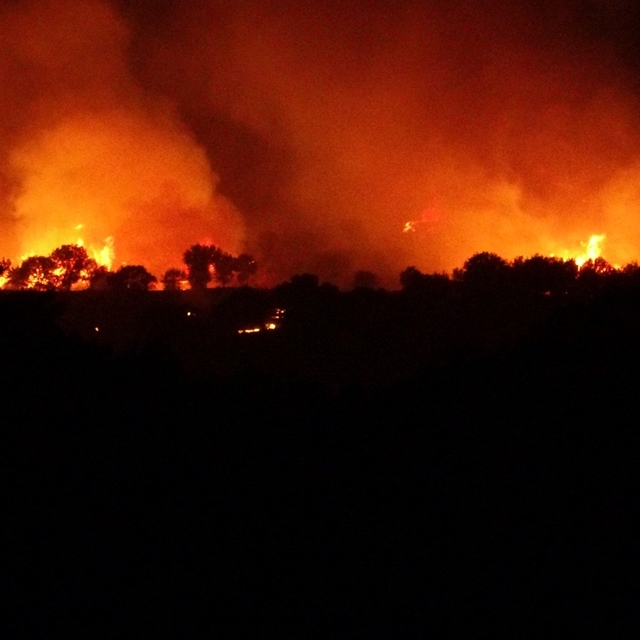 Çanakkale'de orman yangını (5)