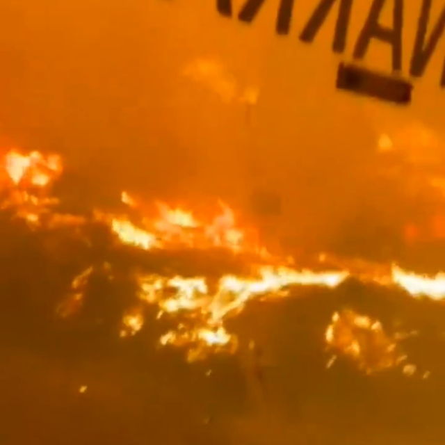 Çanakkale'de orman yangını (6)