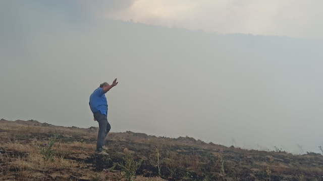 Konya'daki yangın kontrol altında; çocuğun çay demlemek için yaktığı ateşten çıkmış