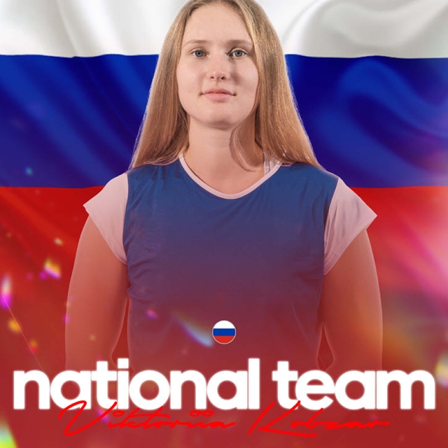 Aydın Büyükşehir Belediyespor'un pasörü Viktoriia Kobza Rusya Milli Takımı'...