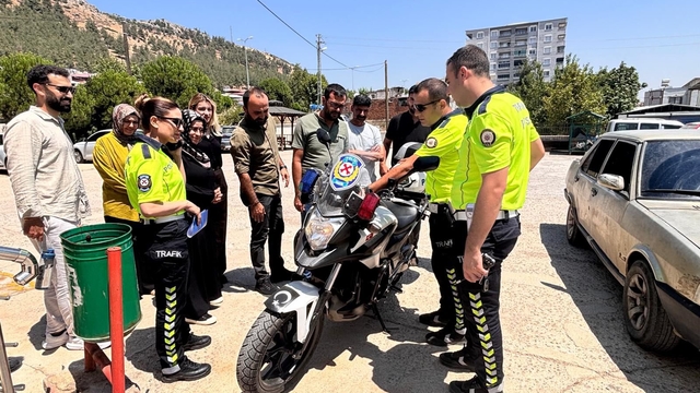 İslahiye'de sürücülere yönelik farkındalık etkinliği düzenlendi