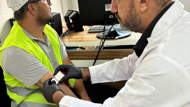 Batman Belediyesi'nde 380 personele sağlık taraması yapıldı