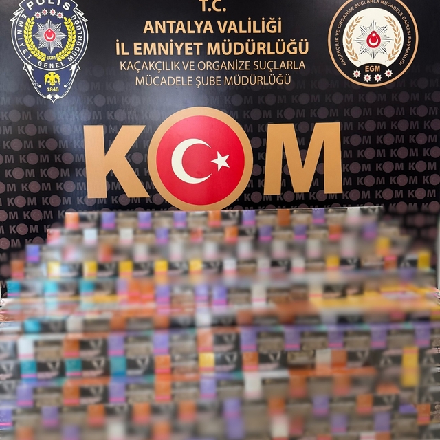 Antalya'da kaçakçılık ve organize suçlarla mücadele sürüyor