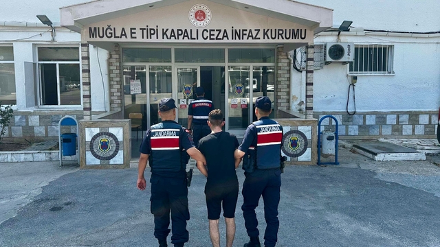 Muğla'da 14 yıl 2 ay 15 gün hapis cezası bulunan hükümlü yakalandı