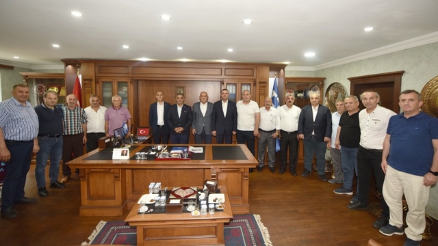 MHP Trabzon İl Başkanı Sivrikaya'dan TESOB'a ziyaret