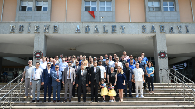 Edirne Cumhuriyet Başsavcısı Çakmak Şanlıurfa'ya gözyaşlarıyla uğurlandı