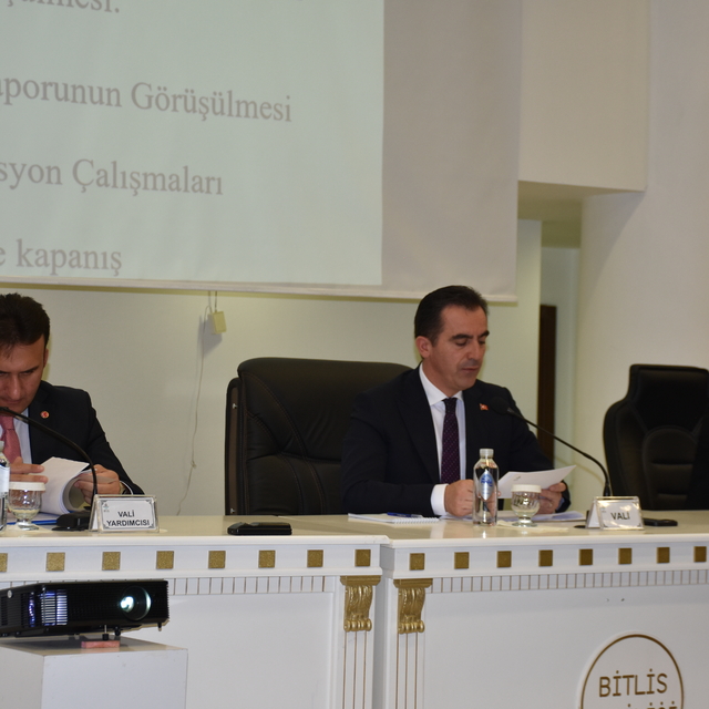Bitlis'te İl Koordinasyon Kurulu Toplantısı gerçekleştirildi