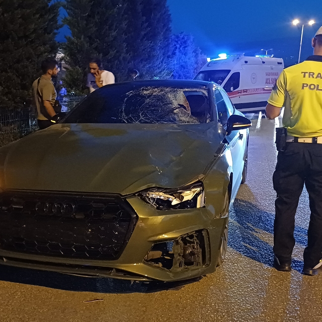 Karabük'te otomobilin çarptığı yaya öldü