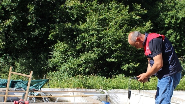 Kırklareli'nde alabalık çiftliği denetlendi