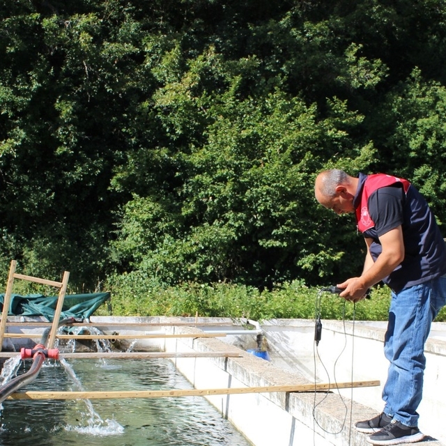 Kırklareli'nde alabalık çiftliği denetlendi