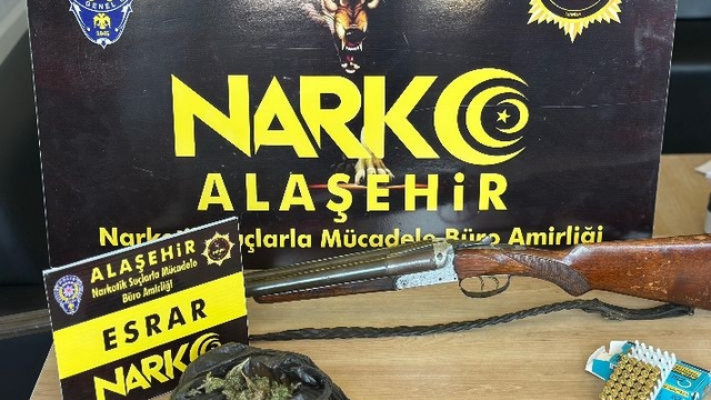 Alaşehir'de uyuşturucu ticareti yaptığı gerekçesiyle yakalanan şüpheli tutuklandı