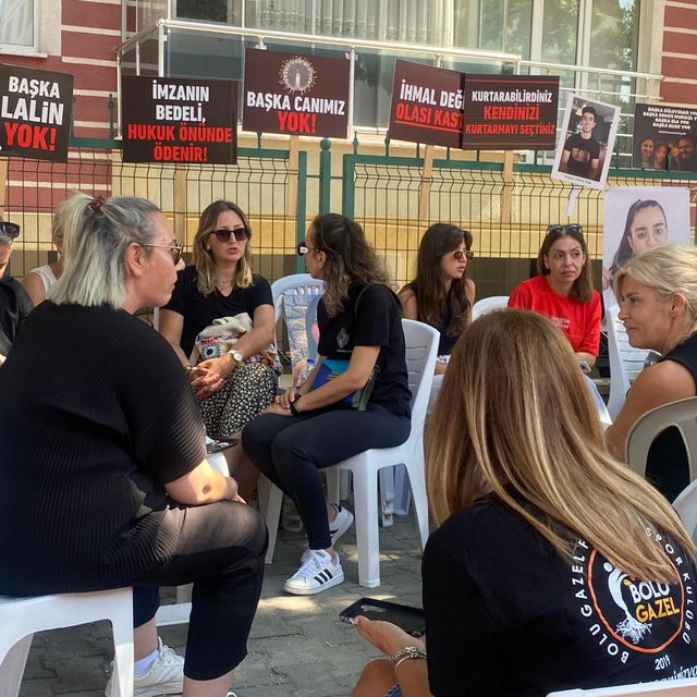 Kartalkaya'da 78 kişinin öldüğü otel yangınına ilişkin davanın duruşmasında...