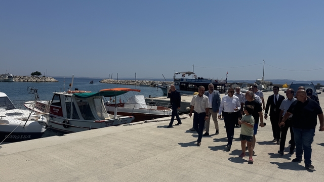 Edirne Valisi Sezer, İbrice Limanı'nda incelemelerde bulundu