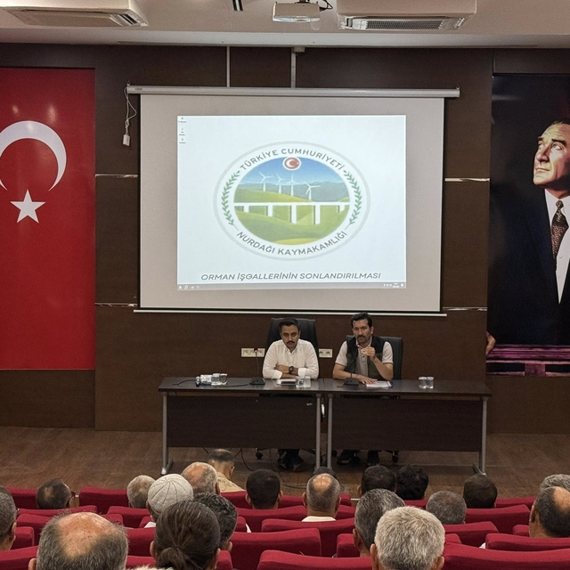 Nurdağı'nda orman işgallerine karşı istişare toplantısı yapıldı