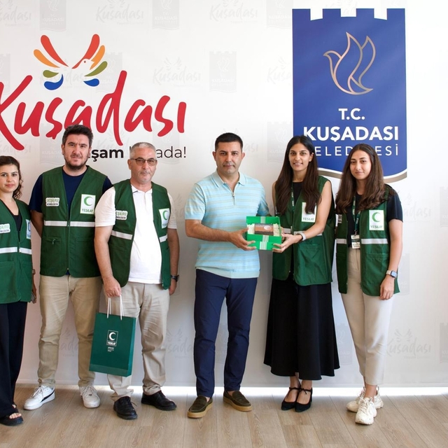 Yeşilay Aydın Şube Başkanı Gündüz'den Kuşadası Belediyesine ziyaret