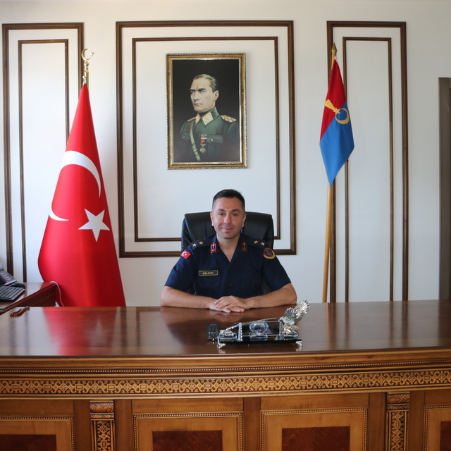 Of ilçe jandarma komutanı göreve başladı