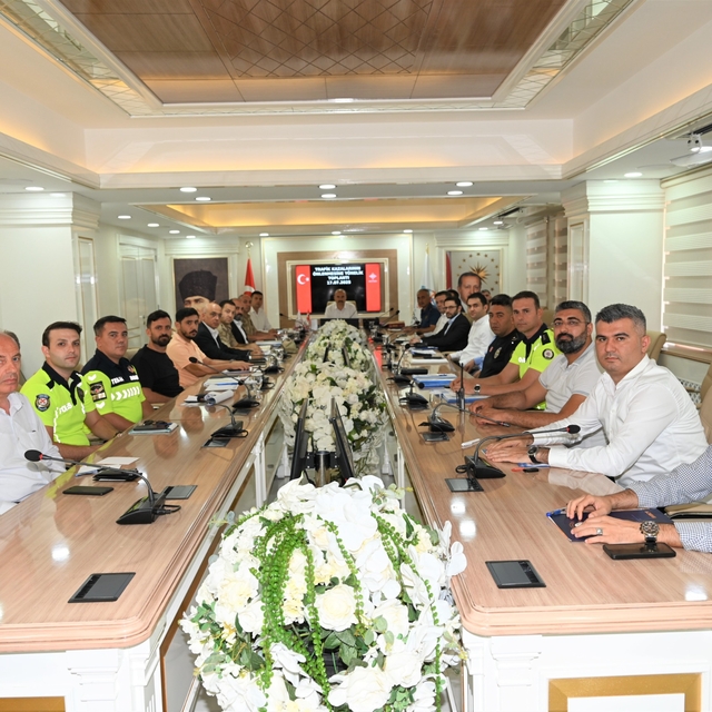 Batman'da trafik güvenliği toplantısı yapıldı