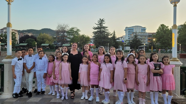 Tokat'ta çocuk korosu konser verdi