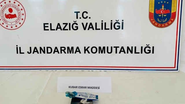 Elazığ'da diş macunu tüpüne gizlenmiş uyuşturucu bulundu