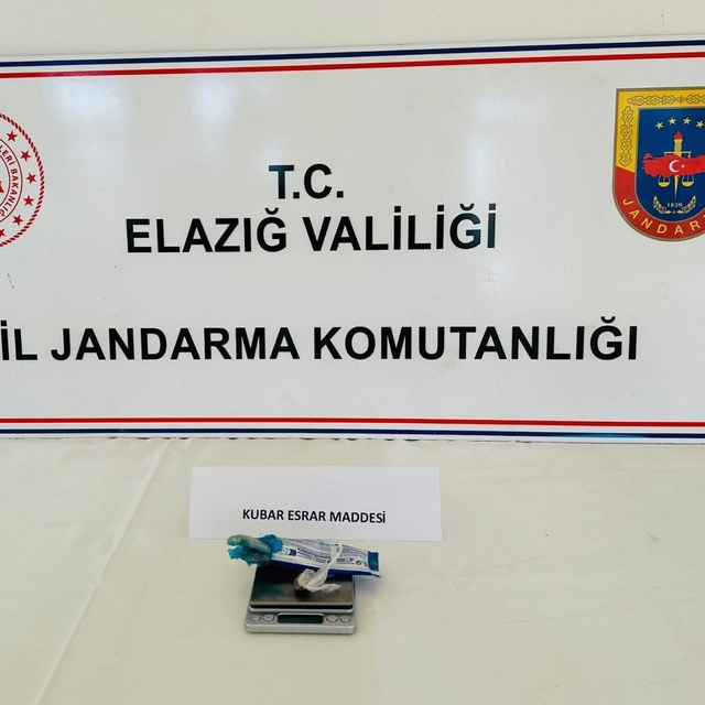 Elazığ'da diş macunu tüpüne gizlenmiş uyuşturucu bulundu