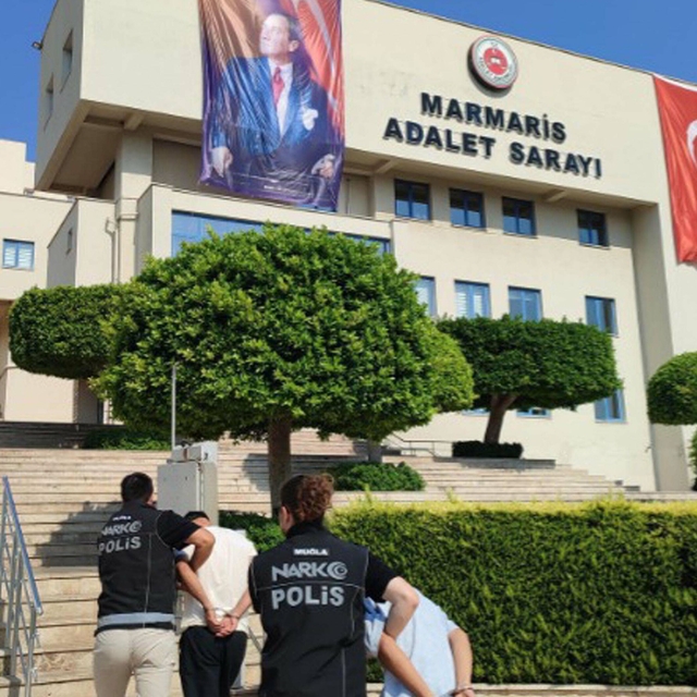 Marmaris'te uyuşturucu operasyonu; 5 tutuklama