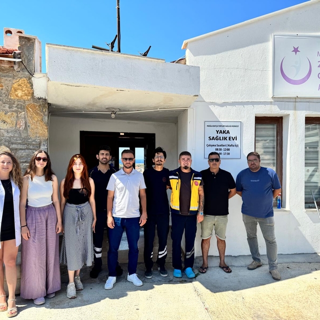 Datça'da tatilciler için geçici turizm polikliniği açıldı