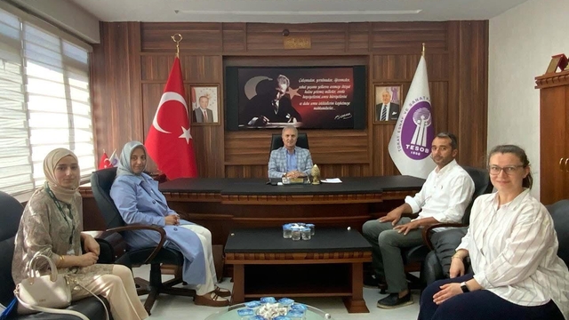 Yeşilay Tokat Şube Başkanı Ateş ziyaretlerde bulundu