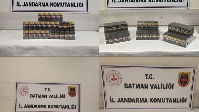 Batman'da gümrük kaçağı 600 paket sigara ele geçirildi