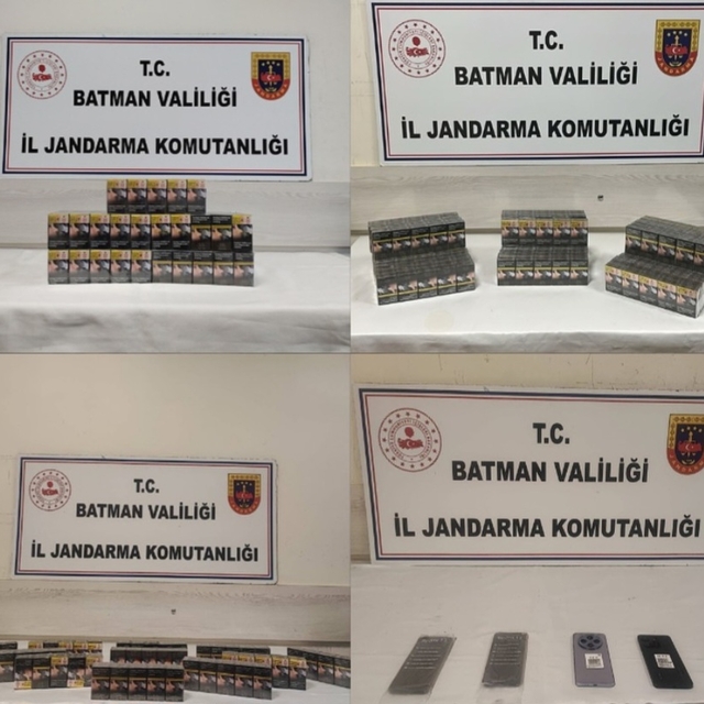 Batman'da gümrük kaçağı 600 paket sigara ele geçirildi