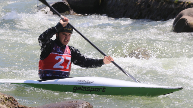 Rize'de Akarsu Kano Slalom ve Kayak Cross Türkiye Şampiyonası yapıldı