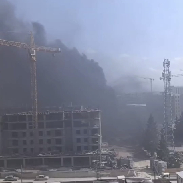 Hatay'da şantiyede çıkan yangın büyümeden söndürüldü