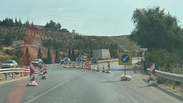 Eskişehir-Kütahya kara yolunda bakım onarım çalışması başladı