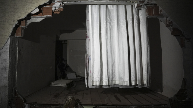 Ankara'da sağanak nedeniyle duvarı çöken binada 1 kişi yaralandı