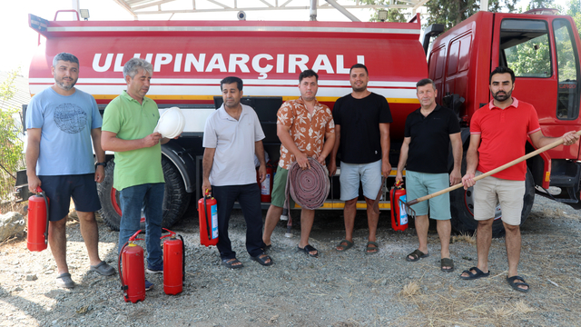 Çıralılılar, kendi itfaiye istasyonunu kurdu