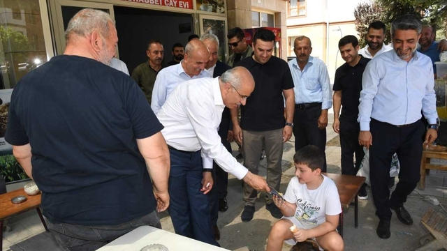 Başkan Sami Er, Kale ilçesini ziyaret etti