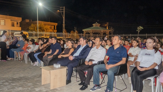 Kilis'te açık hava sinema keyfi