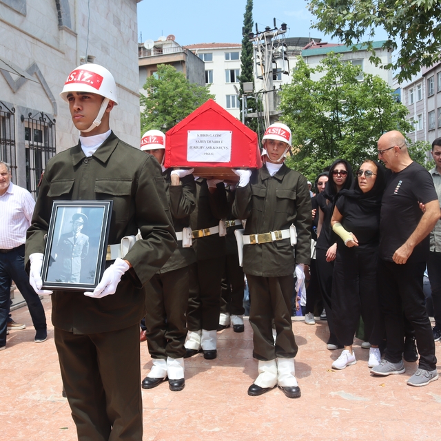 Kıbrıs gazisi Şahin Demirci, Ordu'da son yolculuğuna uğurlandı