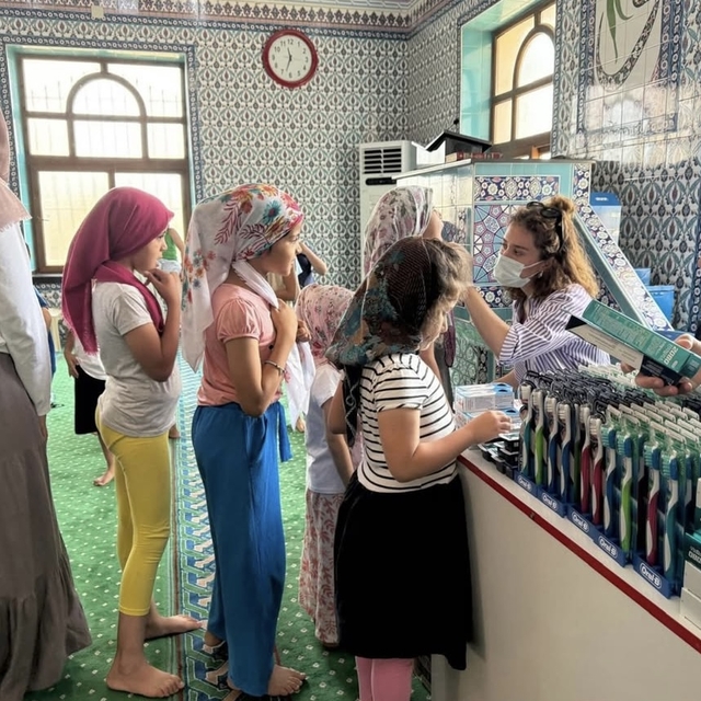 Kırıkhan'da Kur'an kursu öğrencilerine yönelik ağız ve diş sağlığı taraması...