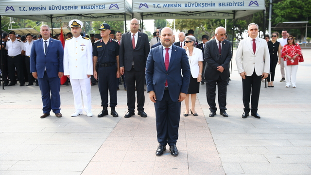 Mersin'de Kıbrıs Barış Harekatı'nın 51. yıl dönümü kutlandı