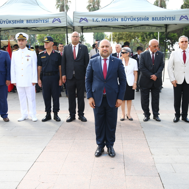 Mersin'de Kıbrıs Barış Harekatı'nın 51. yıl dönümü kutlandı