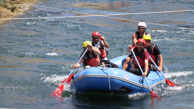 Yozgat'taki Çekerek Rafting Parkuru doğaseverleri ağırlıyor