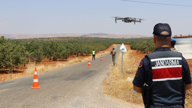 Gaziantep'te jandarma "Antep fıstığı" nöbetinde