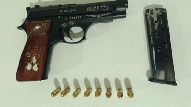 Bingöl'de ruhsatsız tabanca ele geçirildi